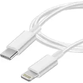 MaXlife PD 20W Type-C vers iPhone Chargeur rapide Câble de charge Chargeur rapide Fast Charge 2 mètres compatible avec iPhone