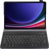 Just in Case Premium Samsung Galaxy Tab S9 / Tab S9 Fe Keyboard Hoes Qwerty Black (8281760) (DE, Samsung Galaxy Tab S9), Clavier pour tablette, Noir