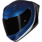 Nolan N60-6 Sport Verniciatura Speciale 346 Bleu Profond Noir Argent Brillant Casque Intégral Taille XL