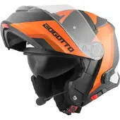 Bogotto Casque Bluetooth V271 BT Zabu, noir mat/orange, XS