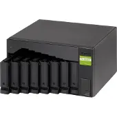 Qnap TL-D800C boîtier de stockage Boîtier HDD/SSD Noir, Gris 2.5/3.5"