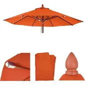 Mendler Toile de rechange pour parasol -C57 Ø3m