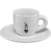 Bialetti Tasse à moka Omino avec soucoupe