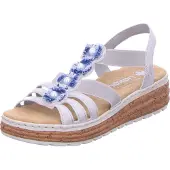 Rieker Sandales bleu / argent