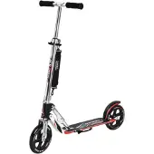 Hudora 14724 Scooter à grandes roues RX 205, noir / rouge
