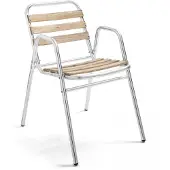 Oviala Fauteuil de jardin bois et aluminium - Times Square