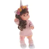 MuÑecas Antonio Juan Unicorn Diadem Rose Enfants