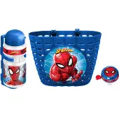 Marvel Spider-Man Enfants Accessoires Vélo Bleu 3 pièces