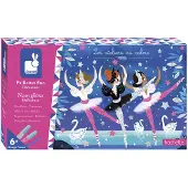 Janod Kit de bricolage Ballerine à paillettes néon Jouets créatifs