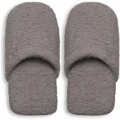 Excelsa Spa Pantoufles pour femmes en coton une taille, gris