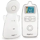 AngelCare Babyphone AC423-D, vainqueur du test ÖKO, faible rayonnement, portée jusqu'à 250m, veilleuse, affichage de la température ambiante