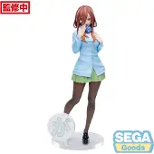 SEGA Les Quintessentielles des Quintuplets – Spécial Luminasta en PVC – Statue de Miku Nakano, 20 cm
