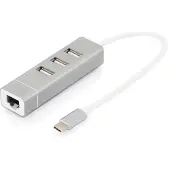Digitus Hub Usb C+ethernet