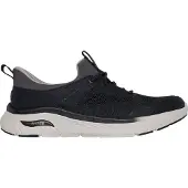 SKECHERS pour homme. 205340 Slip-ins Relaxed Fit Slippers Arch Fit Crosser Emeric noir (42), Plat, Lacets, Casuel