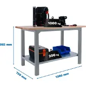 Simonwork (bancos De Trabajo) Établi Bt6 Pro 865x1200x750 Mm