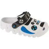 SKECHERS Foamies : Zaggle - Hydro-Pointz 406721L-WBKB, Tongs, pour garçons, Blanc