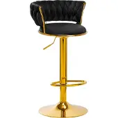 Activeshop 4Rico Bar Hocker Qs-B313A Velvet Black