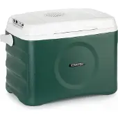 Klarstein Glacière électrique BeerBelly 21 - 21 L, 3 connexions : 230 V, 12 V, allume-cigare et USB, glacière pour voiture, fonction réfrigération et réchauffement, pour voiture, camion, camping, vert