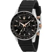 Maserati Montre à affichage analogique noir