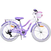 Volare Lovely vélo enfant - Filles - 20 pouces - Violet - 7 vitesses