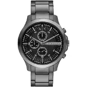 Armani Exchange Montre à affichage analogique gris basalte / noir / blanc