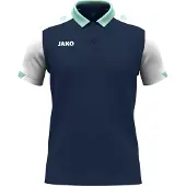 Jako Polo Uni Dynamic - 6370, Couleur:marine/blanc/minze, Taille:M