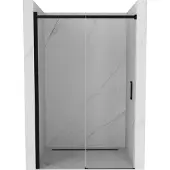 Mexen Porte de douche coulissante OMEGA noir 130 cm
