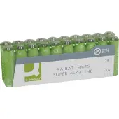 Q-CONNECT KF10848 Piles super alcalines de 20 - Mignon/LR6/AA/MN1500, 1,5 V