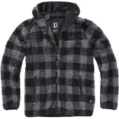Brandit Veste en polaire gris / noir