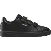 Reebok Court Clean Hook & Loop Straps Trainers Noir EU 27 Enfants