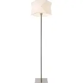 Lux.pro Lampadaire 152cm Lampe sur pied Lampe sur pied en métal chrome/blanc []