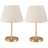 Opviq , AYD - 2339, lampes de table, crème, PVC, 22 x 22 x 37 cm