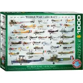 Sonstige Verlage Puzzle Les Avions de la 1ère Guerre Mondiale - 1000 pièces
