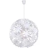 Globo Lampe pendante blanche Stella fleurs Ø 60cm