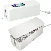 Hama 0020662 Maxi Kabelbox weiß