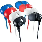 Philips SHE 3555 BK/00, Couleur:Rouge