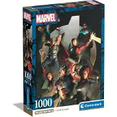 Clementoni Puzzle CLE 1000 Compact Marvel Les Vengeurs 39809