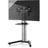 VCM - Support Meuble Télévision Alu Stadino Mini ZW H. 125 x B. 90 x T. 72 cm