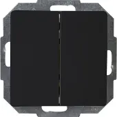 Kopp 650350083 Interrupteur va-et-vient Paris noir mat