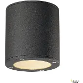 SLV Sitra Ceiling plafonnier rond IP44 Ø10 cm GX53 anthracite