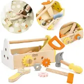 ClassicWorld Set d'outils en bois Valise 20 el.