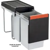 Franke Trieur de déchets 30 (20+10) litres CUBE 30 à partir d'une largeur d'armoire de 30 cm