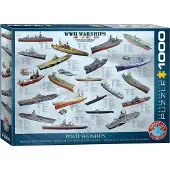 Sonstige Verlage EUROGRAPHICS Puzzle Navires de guerre de la Seconde Guerre mondiale 1000 pièces