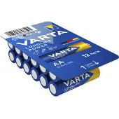 Varta Piles Alcalines LONGLIFE Power AA, Grande Boîte, 12 pièces
