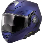 LS2 Helmets LS2 FF901 Casque rabattable Advant X Solid, bleu mat, XL (61/62)
