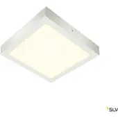 SLV SENSER 24 CW, Applique murale et plafonnier LED d'intérieur carré blanc 4000K