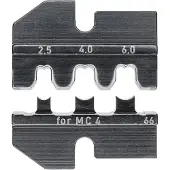 Knipex 97 49 66 Mâchoire de sertissage connecteur solaire MC4 2.5 à 6 mm² Convient pour marque 97 43 200, 97 43 E, 97 43 E AUS, 97 43 E UK, 97 43 E US