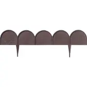 Prosperplast Lawn Border 10x10x0.09 Cm 20 Units Marron