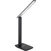 Globo Lampe de table plastique noir, LED