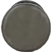 vidaXL Tabouret de bar gris cuir véritable